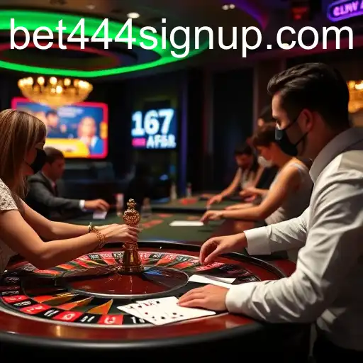 The Allure of Live Casino Gaming with Bet444 Sign Up